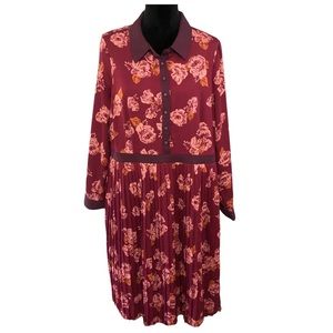 Modcloth Just My Typist Floral Dress